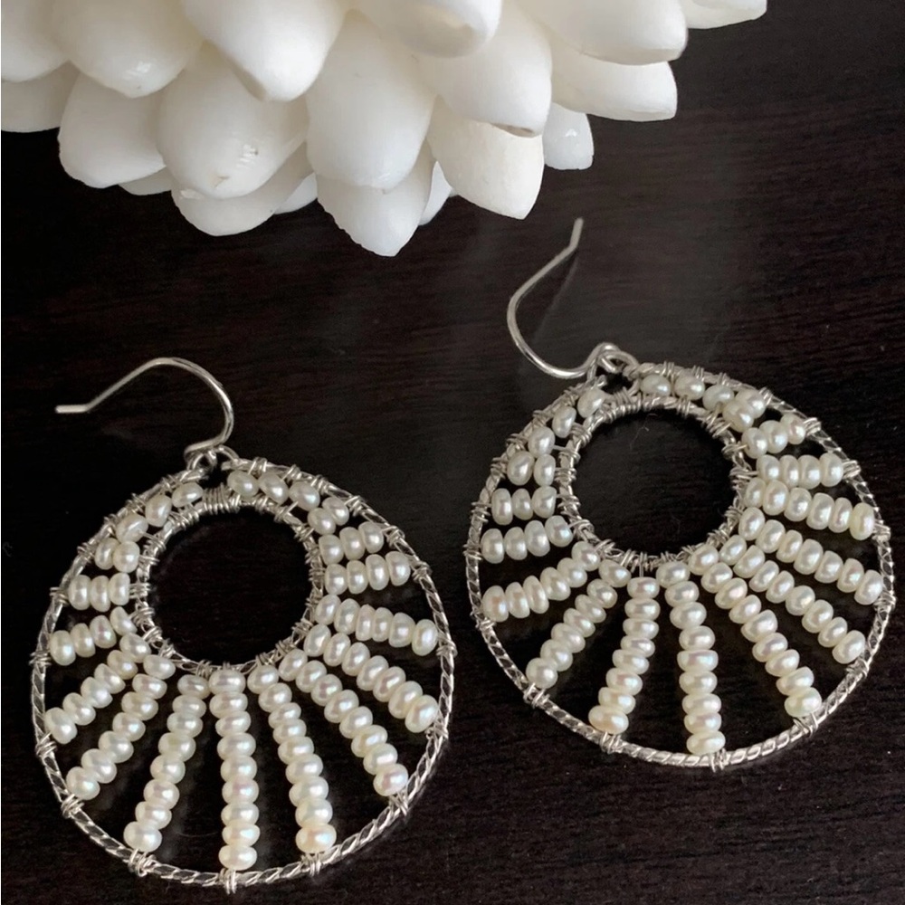 Honora Freshwater Cultured Pearl Sterling Silver 925 Earrings